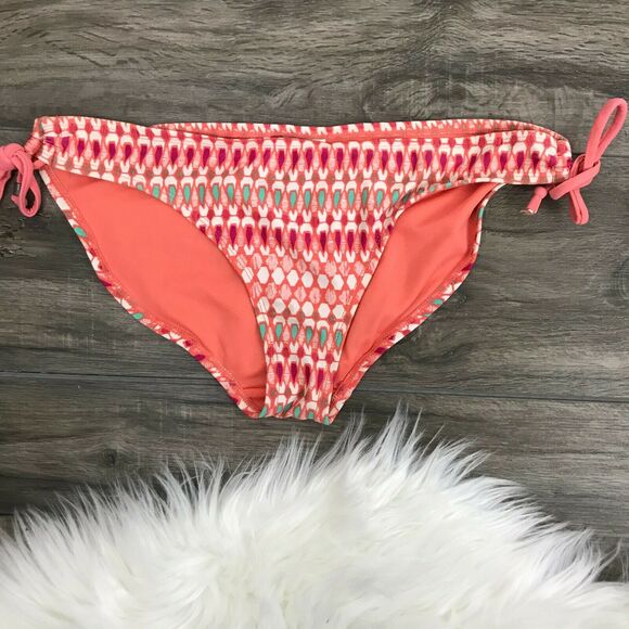 Converse One Star Bikini Bottom Suit Swim Pink Small - Picture 1 of 5